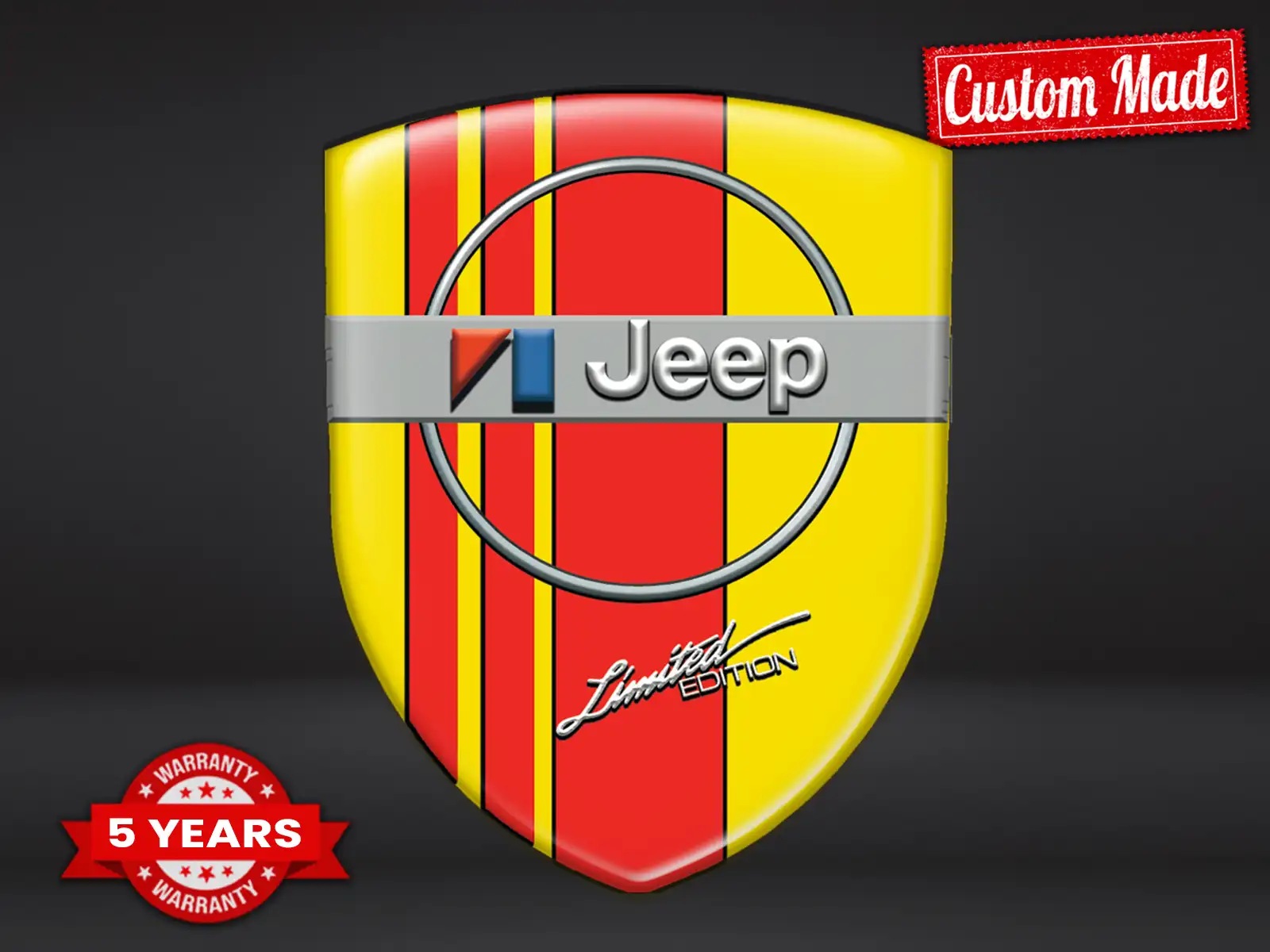 Jeep Personalised Car Stickers Max Lasting Pro Style